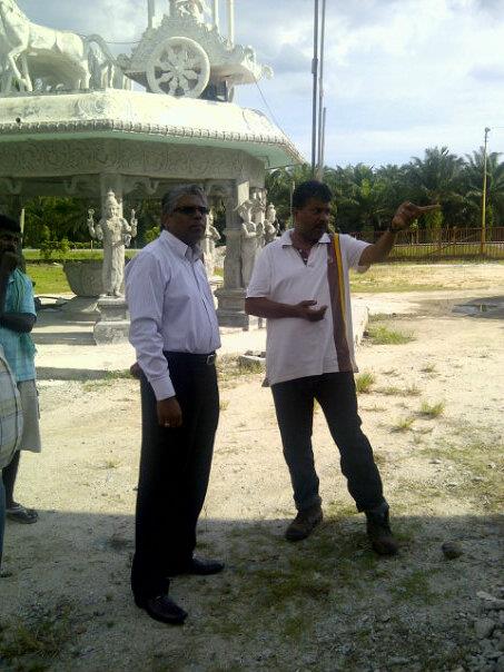 Visited kg. Selabak Temple -construction in progress 14.9.2012